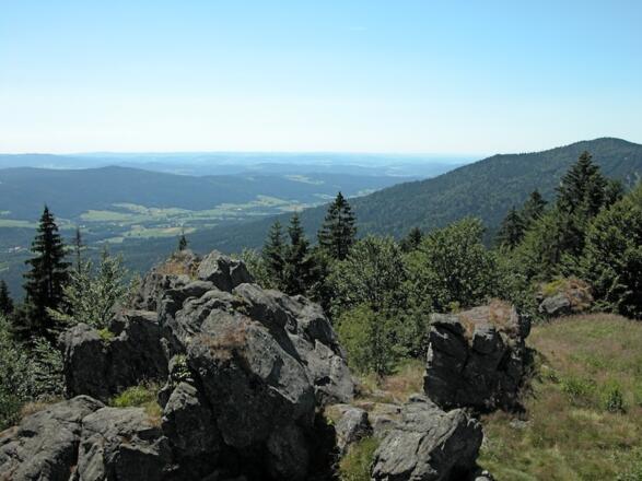Sicht nach Norden ins Zellertal