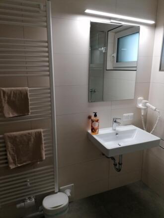 Dusche und WC