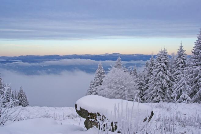 Winter-Gipfelstimmung