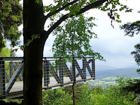 Sky-Walk gegen Ende der Wanderung
