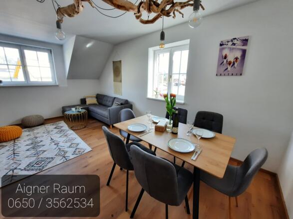 Wohn-/ Esszimmer Apartment Aigner