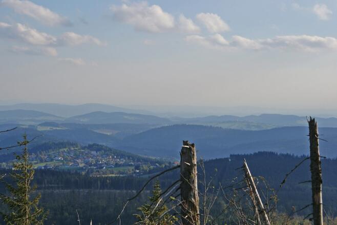 Sicht nach Finsterau