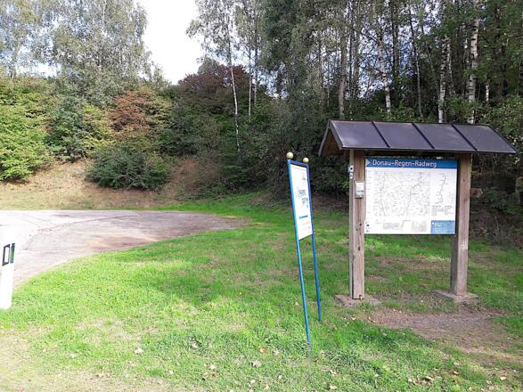 Wanderparkplatz am Start