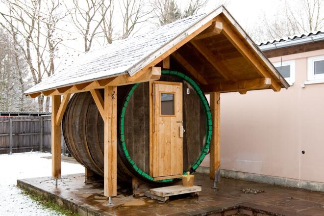 Mostfassl Sauna in Micheldorf