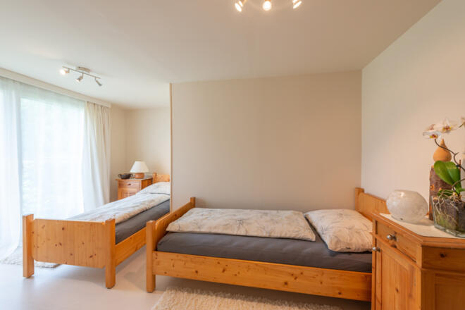 Ferienhaus Naschgarten in Bad Goisern - Schlafzimmer mit Einzelbetten