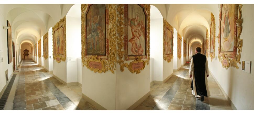 Kreuzgang im Stift Schlierbach