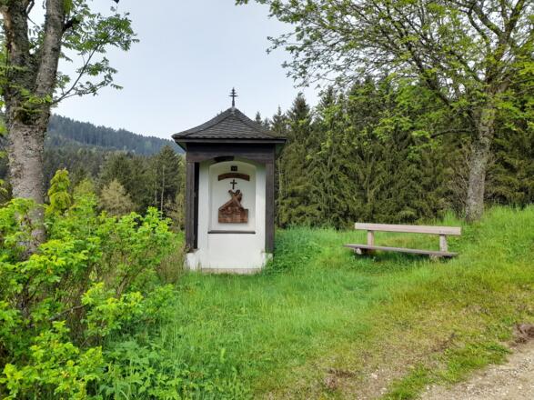 Station VII am Kreuzweg in Unterweißenbach