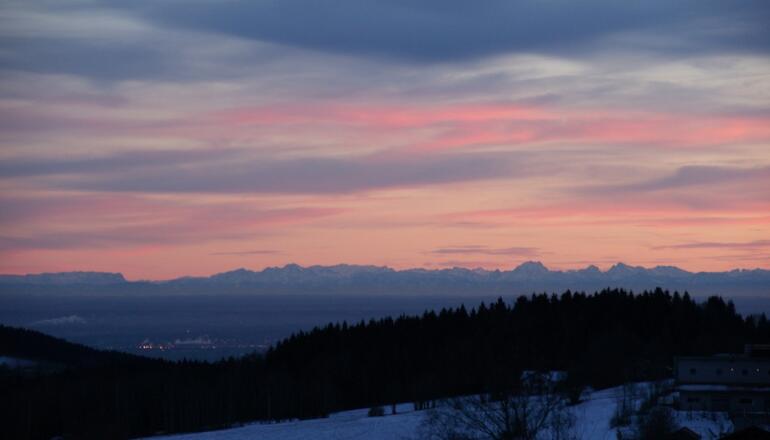 Föhn-Fernsicht bei St. Leonhard