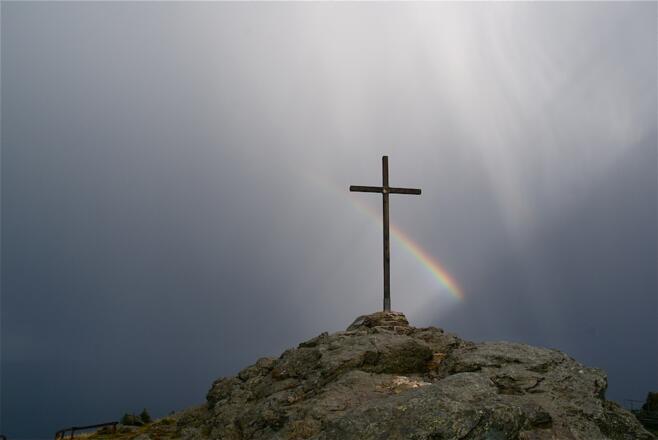 Gipfelkreuz am Großen Arber