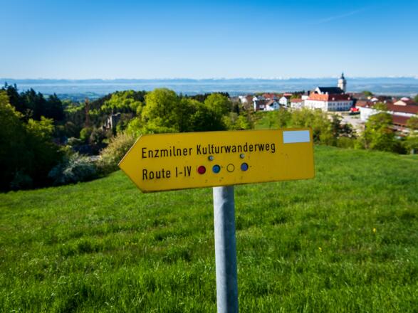 Enzmilner-Kulturwanderweg Wegweiser