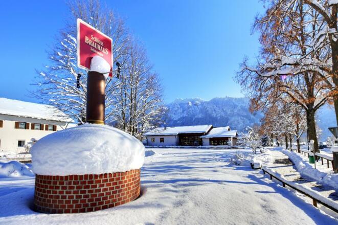 Schlossbrauhaus Schwangau - Außenansicht Winter