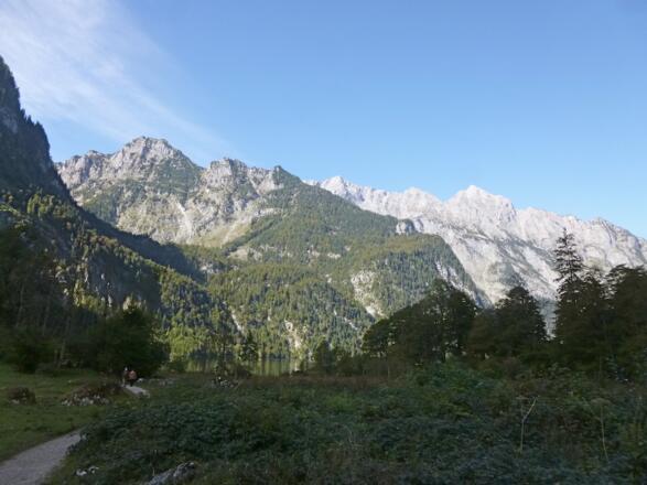 Hirschkopf und Watzmann von Salet