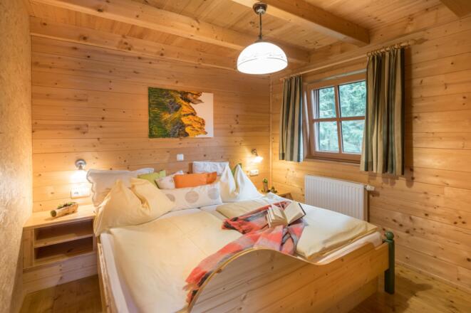 Baumhotel Waldblick Schlafbereich
