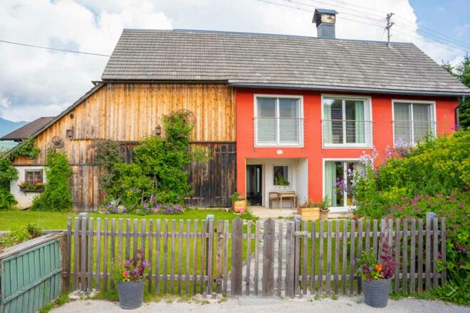 Ferienhaus Naschgarten in Bad Goisern - Vorderseite