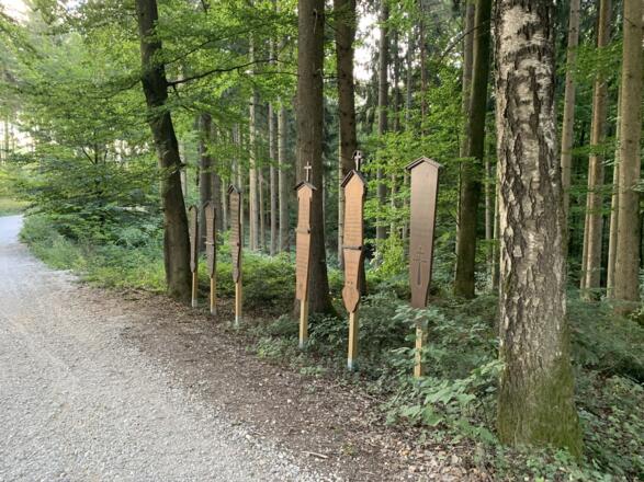 Totenbretter bei Vieth
