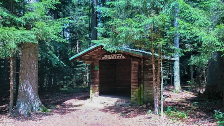 Schutzhütte Hochbergsattel