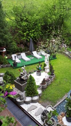 einzigartiger Garten mit Liegewiese