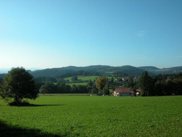 Blick von Loderwinkl nach St. Englmar