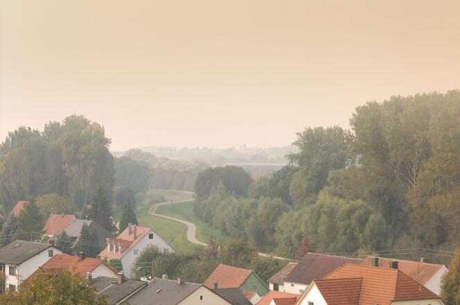 Donaudamm Richtung Ingolstadt
