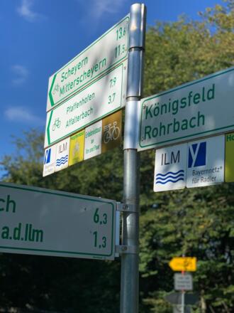 Feierabendstrampler Ost - Beschilderung (1)