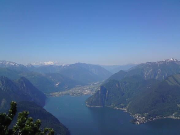 Blick vom Traunstein auf Ebensee