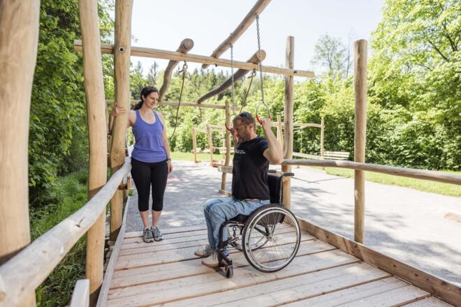 Barrierefreier Bewegungspark Reintalersee Kramsach