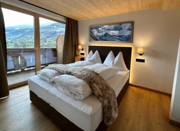 Schlafzimmer mit Aussicht