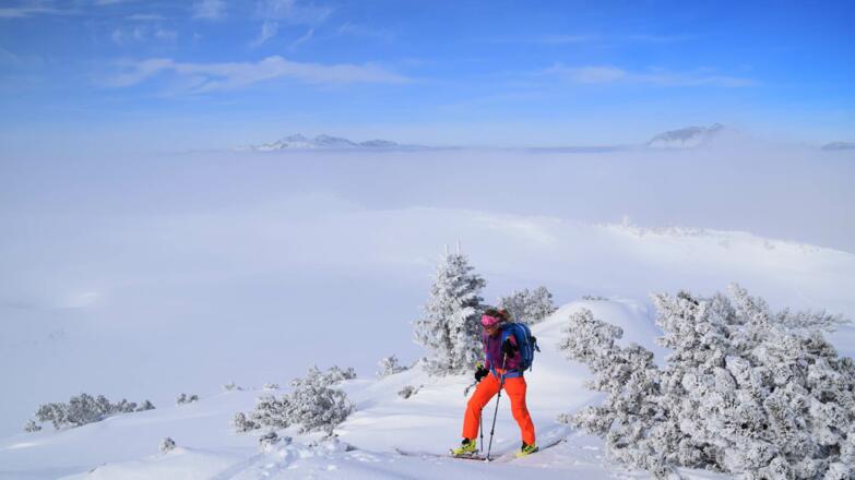 Skitour Roßkogel Aufstieg