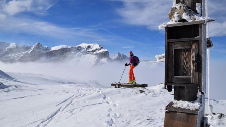 Skitour Roßkogel Brandenberg am Gipfel