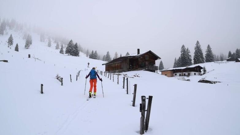 Skitour Roßkogel Brandenberg Anderl's Almhütte