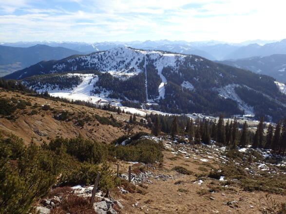 Am Brandholzriedel, Blick zum Hochkeil