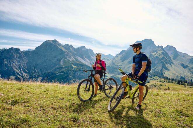 Kurze Pause mit Ausblick