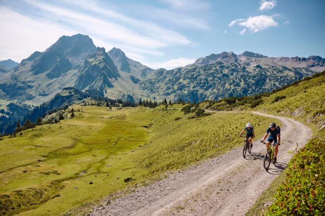 Unterwegs Richtung Garmilsattel