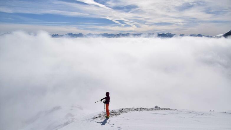 Skitour Roßkogel - Ausblick