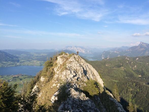 Blick zurück zum Schatzwand Gipfel auf dem Weg zum Schober