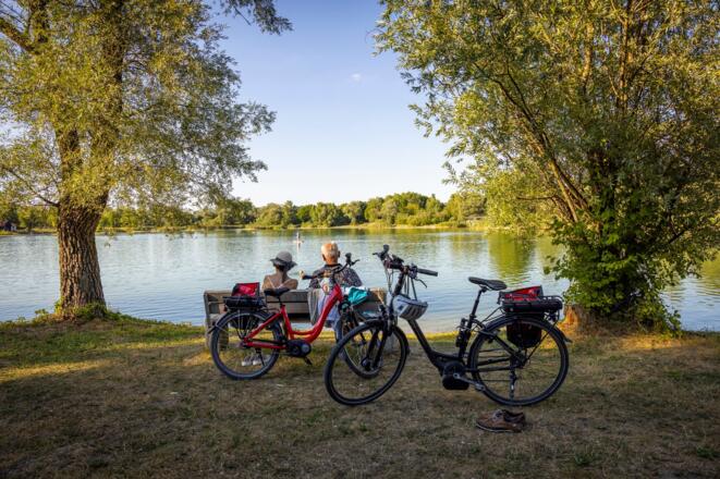 Radlpause am Kranzberger See