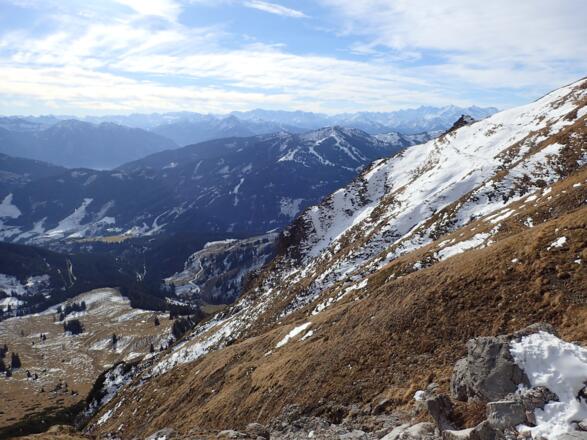 Ausblick vom Schoberofen in die Tauernberge