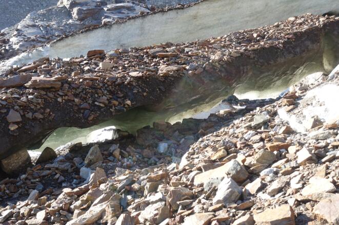 Reste vom Ochsentaler Gletscher