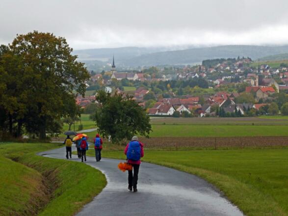 Auf dem Weg nach Oberfladungen
