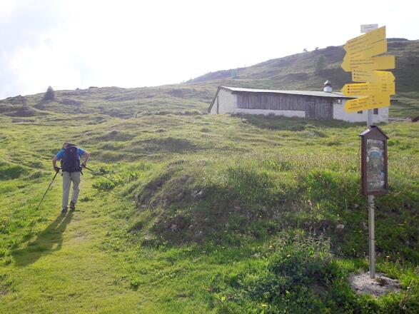 Beginn des Rundweges mit dem Prämiumwanderweg "Gletscherblick"