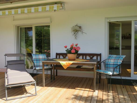 Terrasse Ferienwohnung