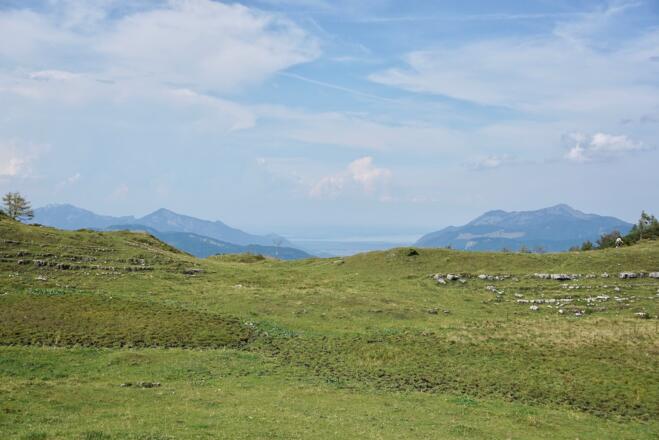 Blick zum Chiemsee