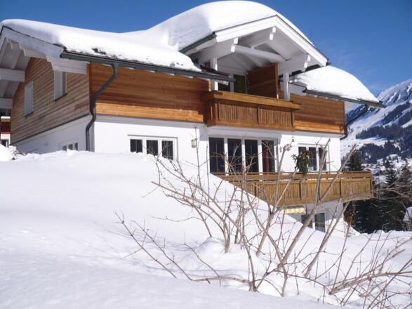 Unser Haus im Winter
