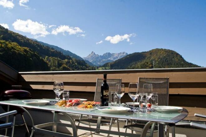 Terrasse von Appartement Dominik und Marcel