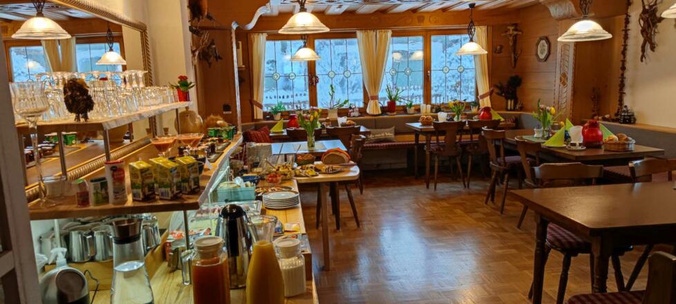 Frühstücksraum - Pension Berghof