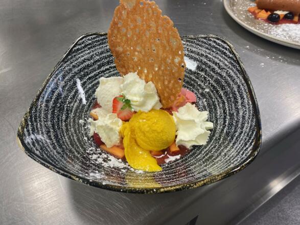 hausgemachte Sorbetvariation