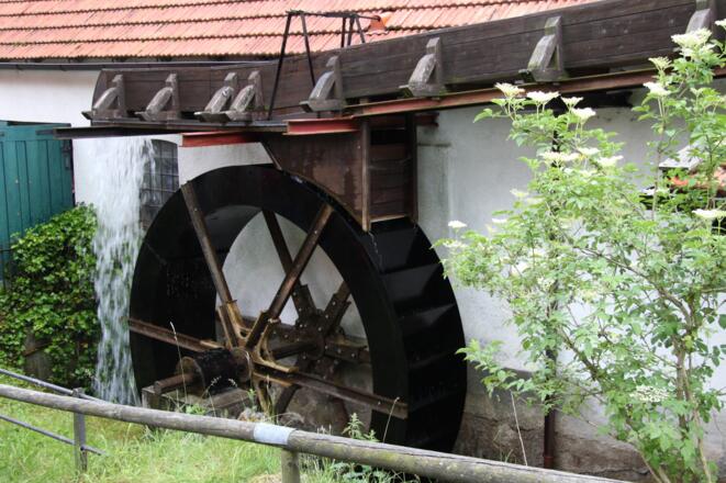 Mühlenrad an der Hammerschmiede