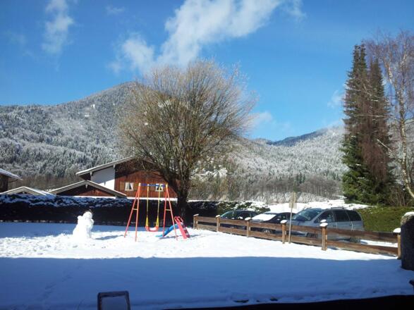 Ferienwohnung Haulle Kreuth am Tegernsee Ausblick Richtung Hirschberg