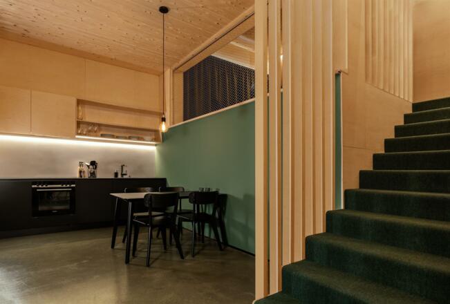 Küche mit Essbereich