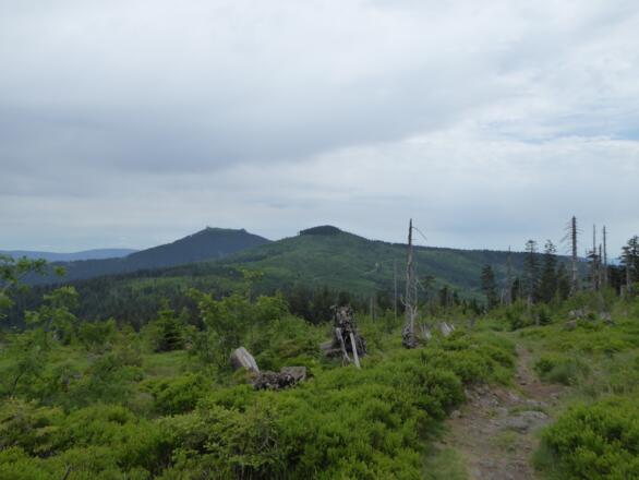 Blick auf den Kleinen und Großen Arber